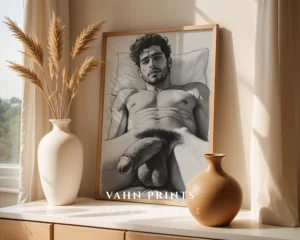 Abstract Gentleman Illustration Printable