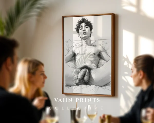 Modern Masculine Portrait Printable Wall Art
