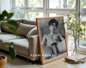 Contemporary Modern Man Portrait Art Print