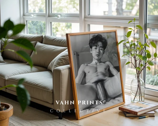 Contemporary Modern Man Portrait Art Print