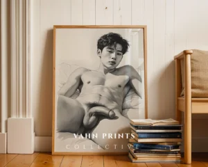 Abstract Man Silhouette Contemporary Wall Art