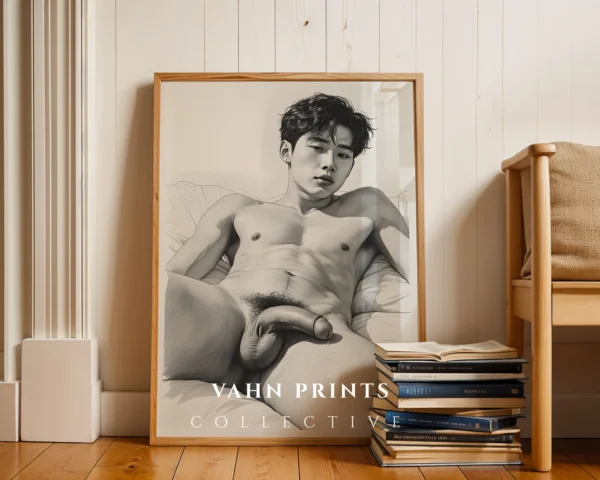 Abstract Man Silhouette Contemporary Wall Art