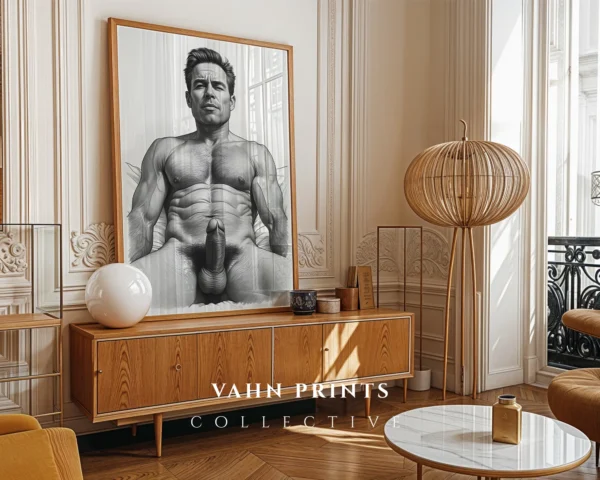 V415c_m1 Minimal Clean Man Illustration Printable