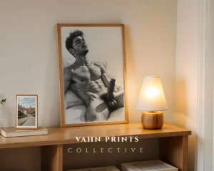 Contemporary Man Silhouette Printable Decor