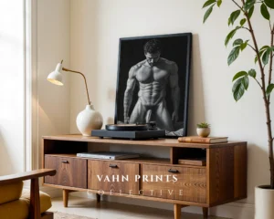 Classic Gentleman Sketch Digital Download