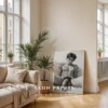 Abstract Male Figure Line Art Wall Decor