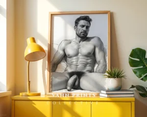 Modern Artistic Man Silhouette Digital