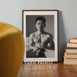 Modern Man Portrait Illustration Wall Art