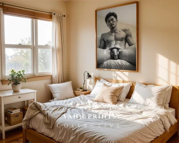 Modern Masculine Body Art Print Contemporary Decor