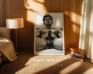 Minimal Male Body Line Art Printable Wall Art