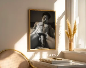 Abstract Man Figure Anatomy Modern Wall Art