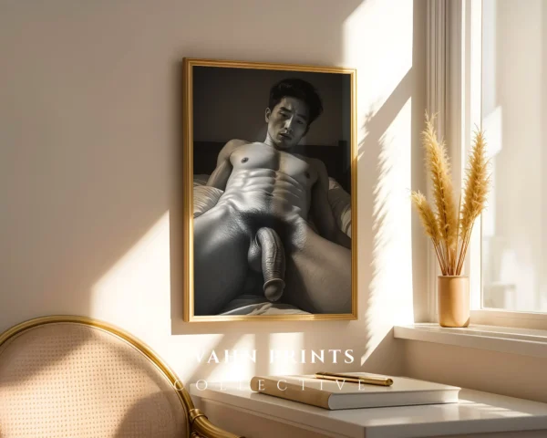 Abstract Man Figure Anatomy Modern Wall Art