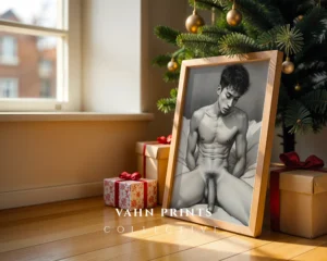 Abstract Masculine Body Art Print Contemporary