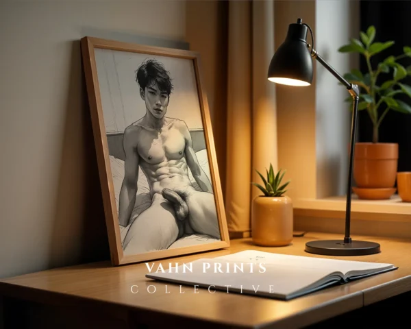 Contemporary Man Figure Body Art Wall Decor