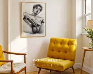 Abstract Artistic Man Form Wall Art