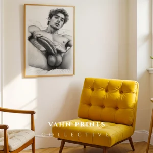 Abstract Artistic Man Form Wall Art