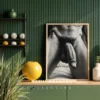 Contemporary Masculine Body Illustration Wall Decor