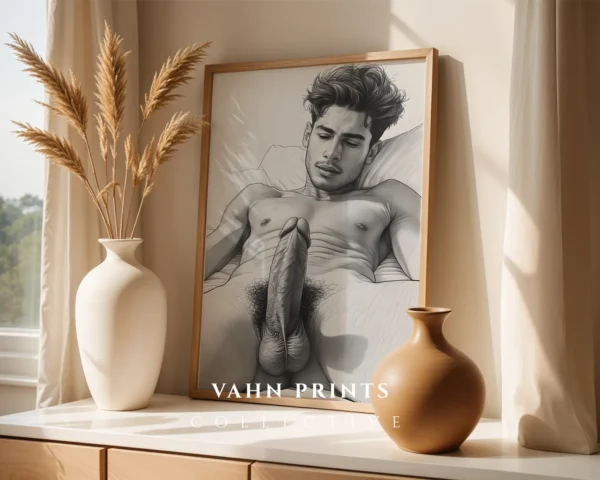 Classic Man Anatomy Illustration Wall Art