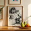 Contemporary Man Body Sketch Digital Wall Art