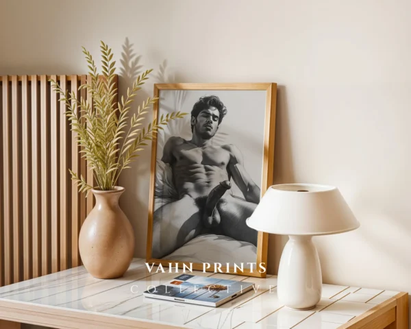 Contemporary Male Figure Art Print Wall Decor