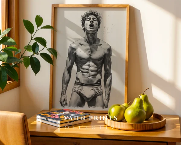 Modern Artistic Body Form Man Digital