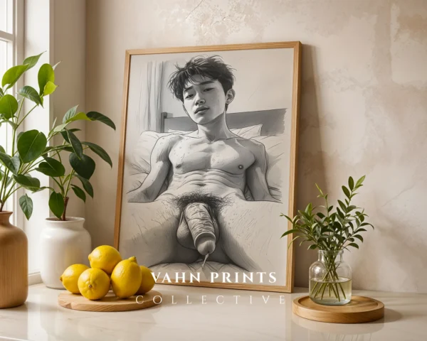 Abstract Artistic Masculine Form Digital