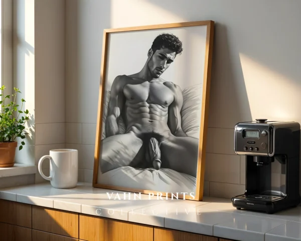 Contemporary Man Body Anatomy Art Print