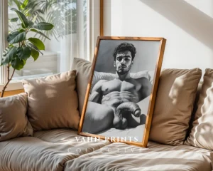 Modern Artistic Male Figure Silhouette Wall Art