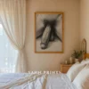 Abstract Male Figure Proportion Wall Art
