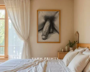 Abstract Male Figure Proportion Wall Art