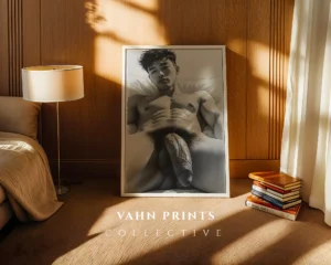 Modern Male Anatomy Drawing Wall Art