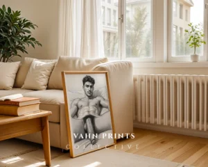 Contemporary Male Figure Study Wall Art