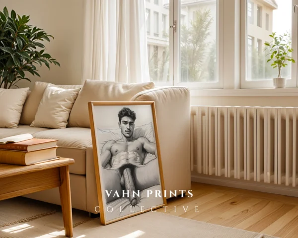 Contemporary Male Figure Study Wall Art