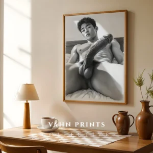 Classic Male Anatomy Study Digital Art Print
