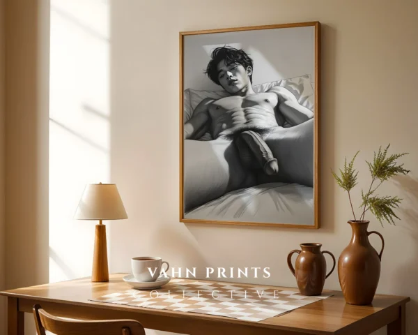 Contemporary Man Figure Gesture Digital Print