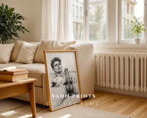 Modern Male Body Proportion Art Print Download