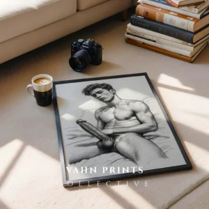 Modern Man Figure Anatomy Sketch Wall Art