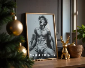 Minimal Clean Male Torso Art Print Download