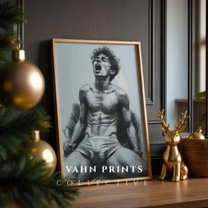 Minimal Clean Male Torso Art Print Download