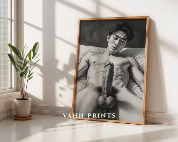 Classic Masculine Body Study Digital Wall Decor