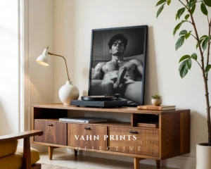 Contemporary Male Body Anatomy Illustration