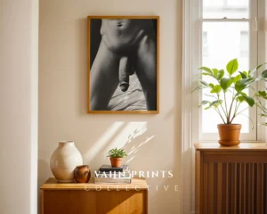 Modern Artistic Masculine Torso Digital Print