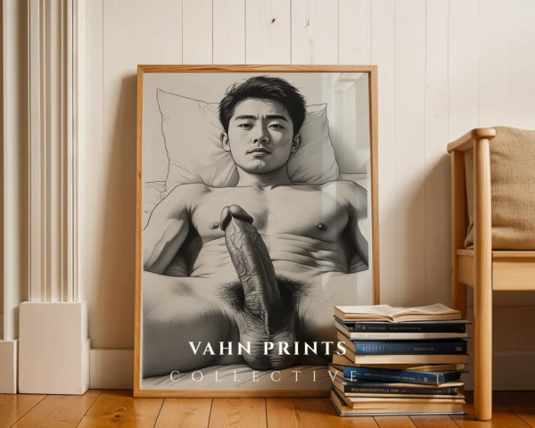 Contemporary Male Figure Anatomy Art Print