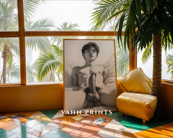 Fine Line Male Body Contour Digital Download