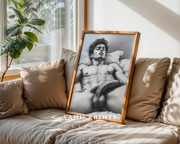 V599c_m1 Abstract Artistic Male Body Gesture Digital