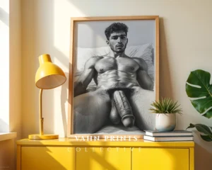 Minimalist Man Figure Anatomy Printable