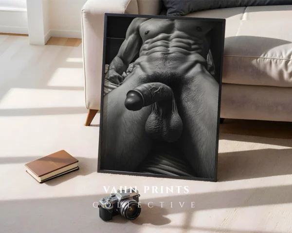Classic Masculine Anatomy Study Digital Print