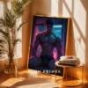 Nude Anime Man Poster Digital Download Modern Wall Art