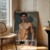 Printable Wall Art Nude Male Anime Digital Poster Modern