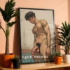 Printable Digital Anime Male Nude Wall Poster Modern Decor